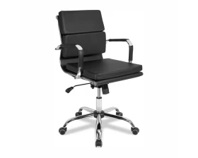 Кресло College CLG-630 LXH-B Экокожа, Черный images