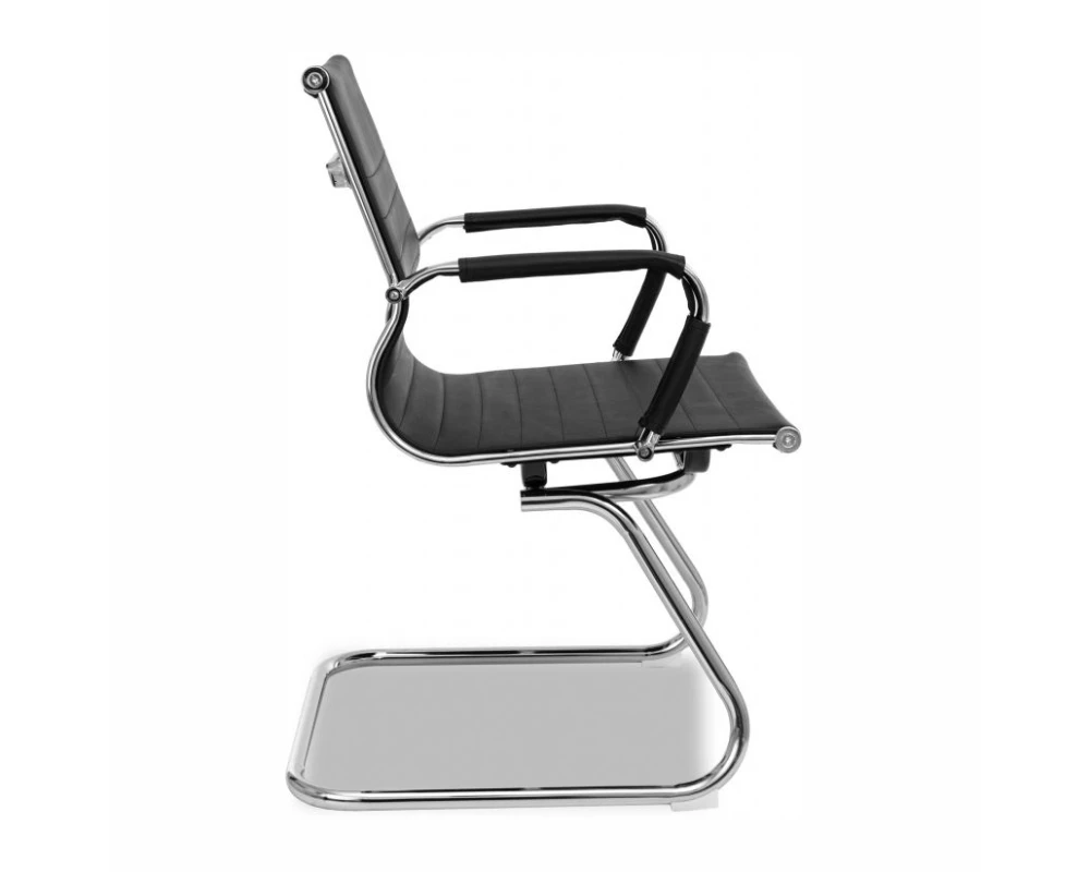 Кресло College CLG-621-C Экокожа, Черный