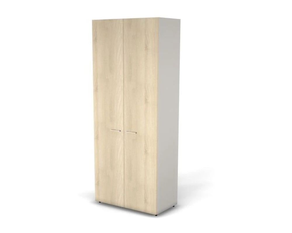 Шкаф-гардероб, задняя стенка ДВП 79,8х40,4х196,5 Activ Director Акация светлая/Серый