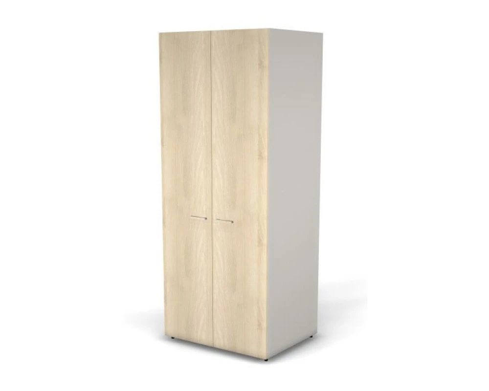 Шкаф-гардероб, задняя стенка ДВП 79,8х60,4х196,5 Activ Director Акация светлая/Серый