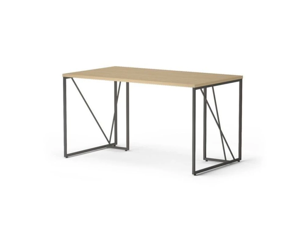 Стол прямой 138х78х75 Aurora Дуб парма/Антрацит