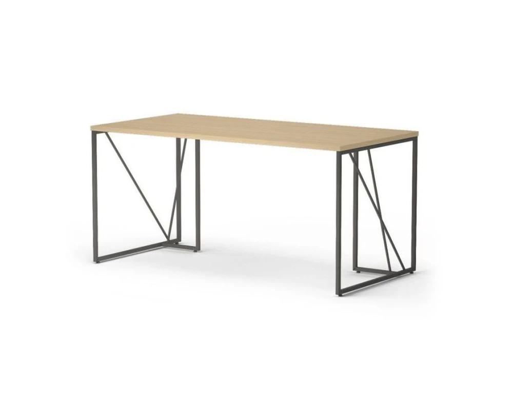 Стол прямой 158х78х75 Aurora Дуб парма/Антрацит