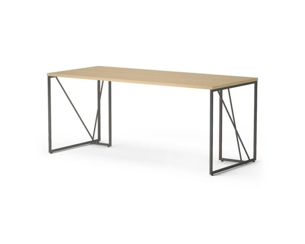 Стол прямой 178х78х75 Aurora Дуб парма/Антрацит