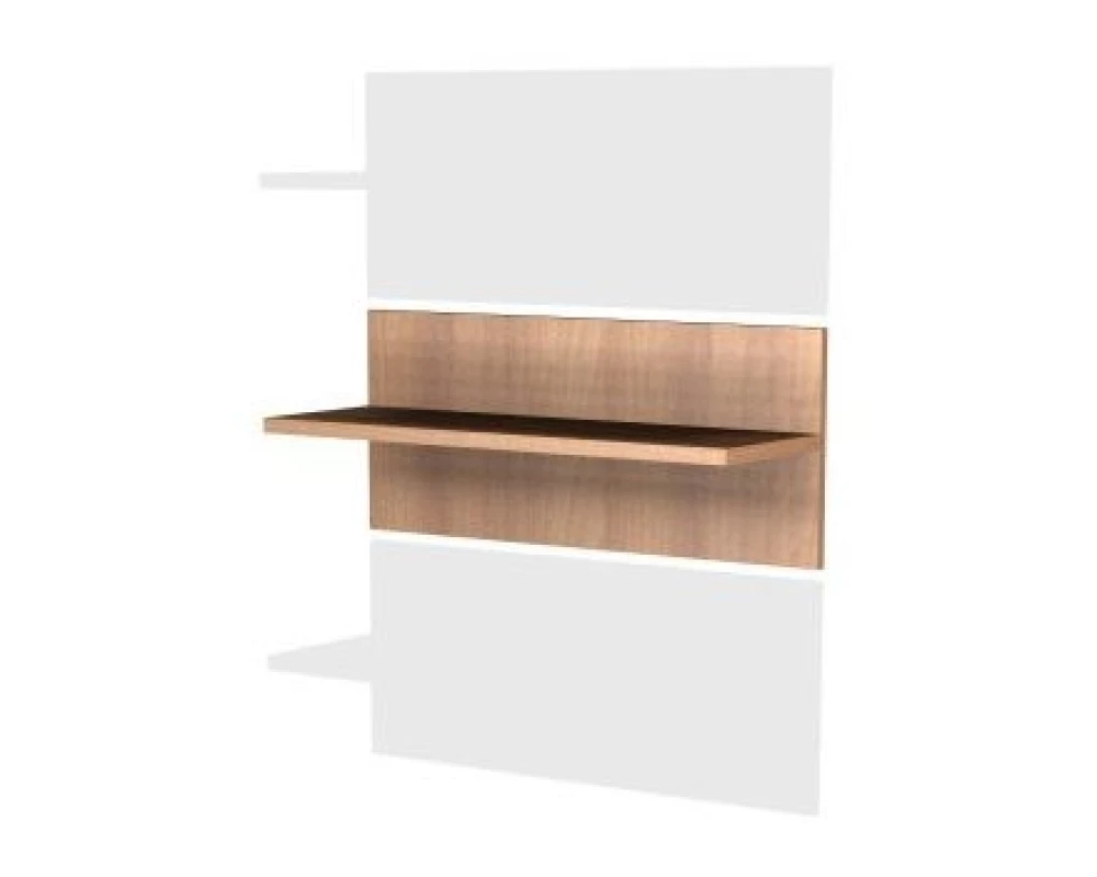 Полка настенная 90х30х40 Larus Орех