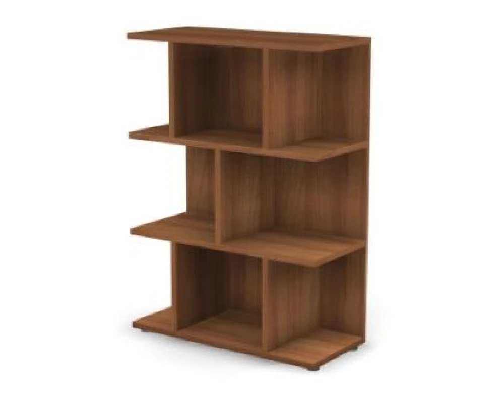 Шкаф-стеллаж 3 уровня 90х40х126 Larus Орех