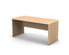 Стол рабочий тип 2 левый с кабель-каналом 158х78х74 Smart (df) Дуб медовый images