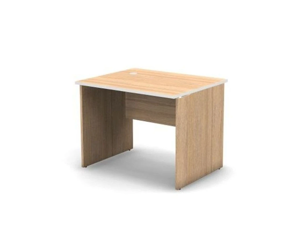 Стол рабочий тип 2 левый с кабель-каналом 95х78х74 Smart (df) Дуб медовый