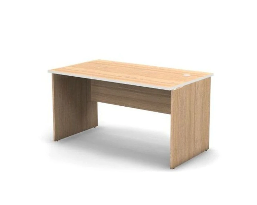 Стол рабочий тип 2 правый с кабель-каналом 138х78х74 Smart (df) Дуб медовый