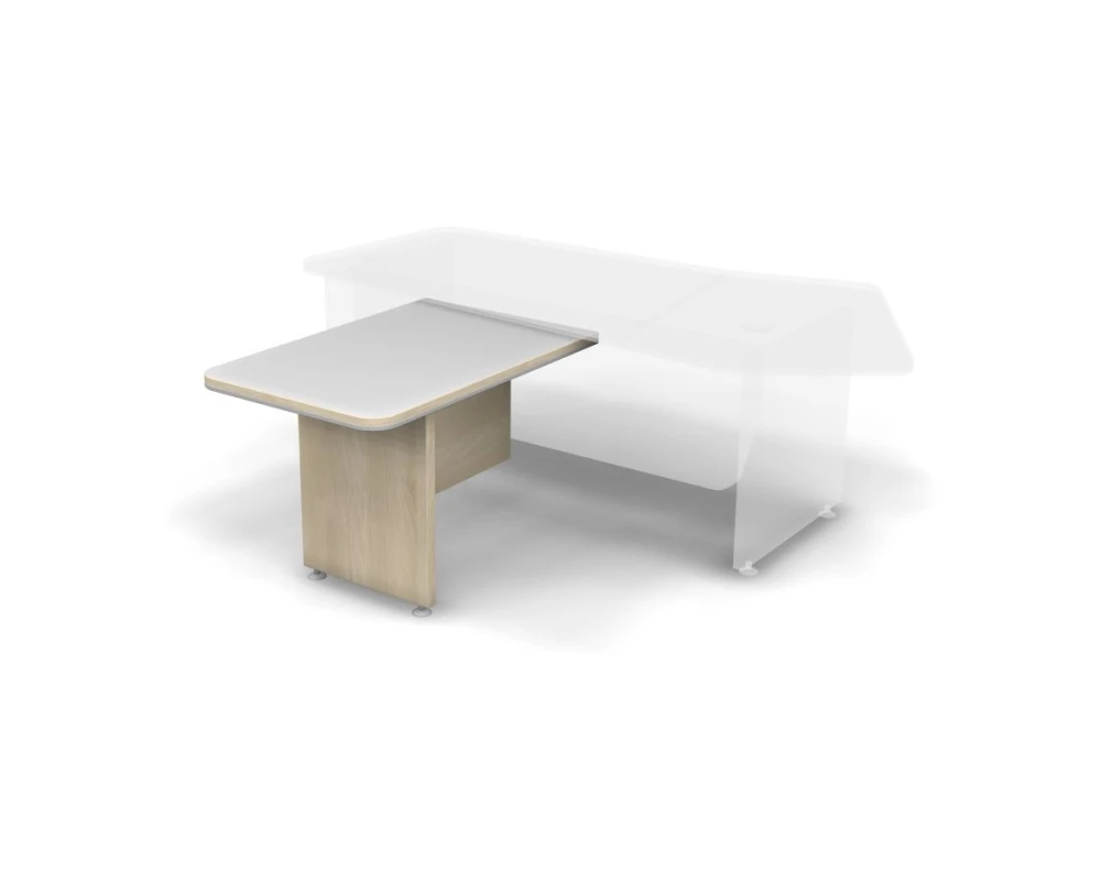 Брифинг универсальный 106,3х70х72,4 Smartex Акация светлая/Белый премиум