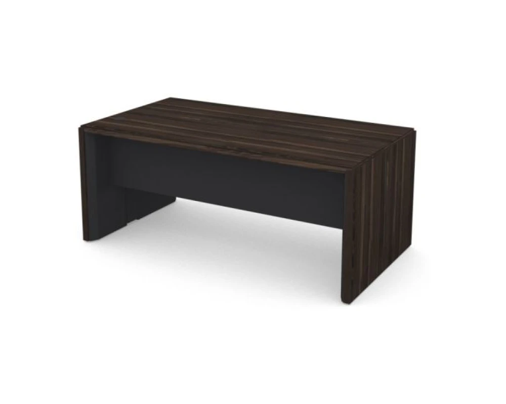 Стол руководителя правый new 180,6х96х75,3 Vegas (df) Дуб монтенегро/Черный