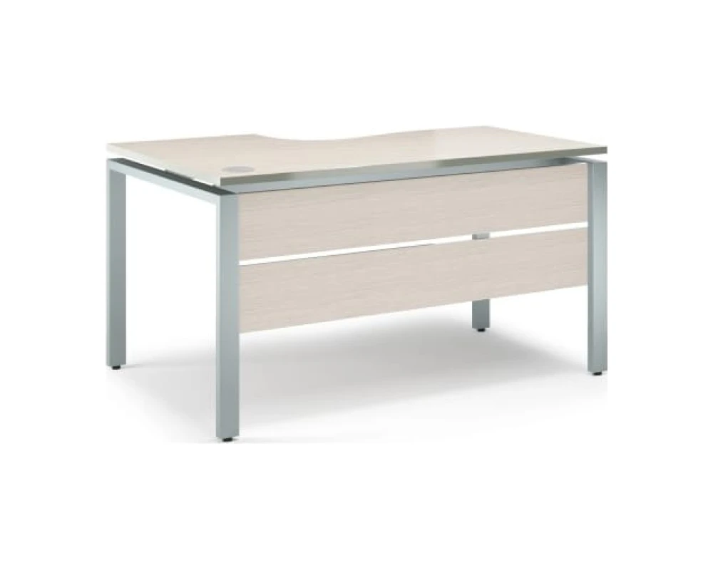 Стол письменный эргономичный с царгой на металлокаркасе (левый/правый) V-1.5.2М Vita M