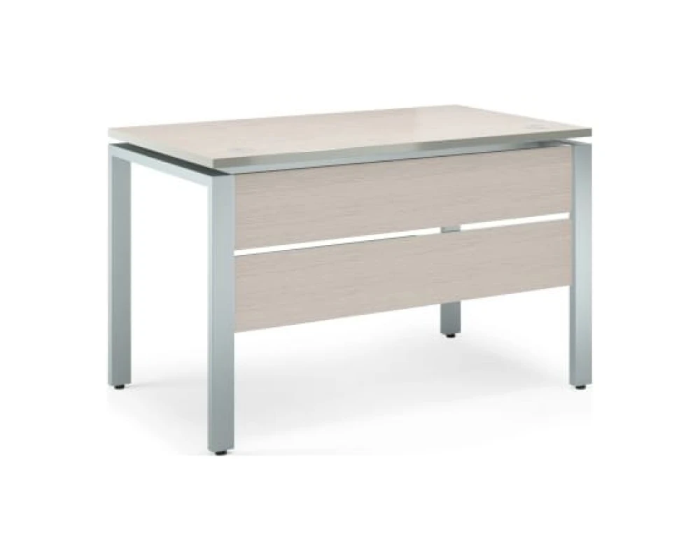 Стол письменный прямой с царгой на металлокаркасе V-1.0.2СМ Vita M