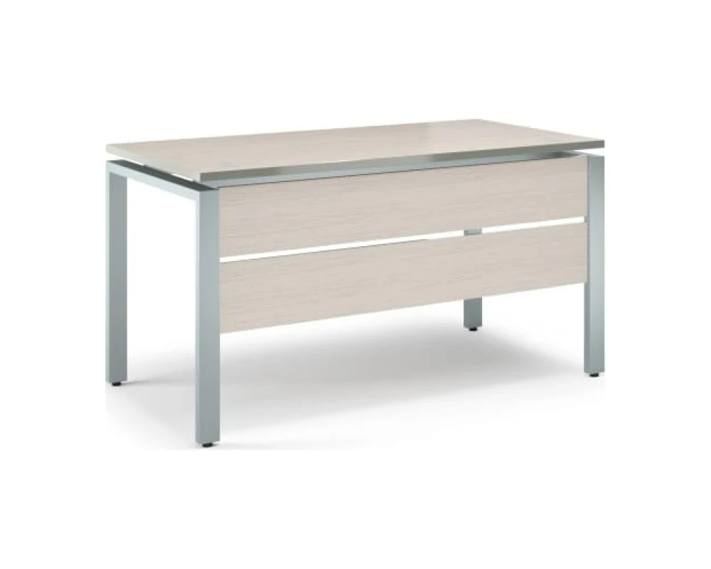 Стол письменный прямой с царгой на металлокаркасе V-1.1.2СМ Vita M