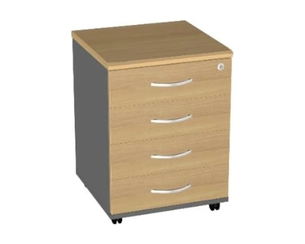 Тумба выкатная верх. ящиком с замком БВ-41.0 BekWem (МДФ+ЛДСП)
