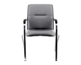 Кресло Everprof Samba Wood CF Экокожа, Черный images