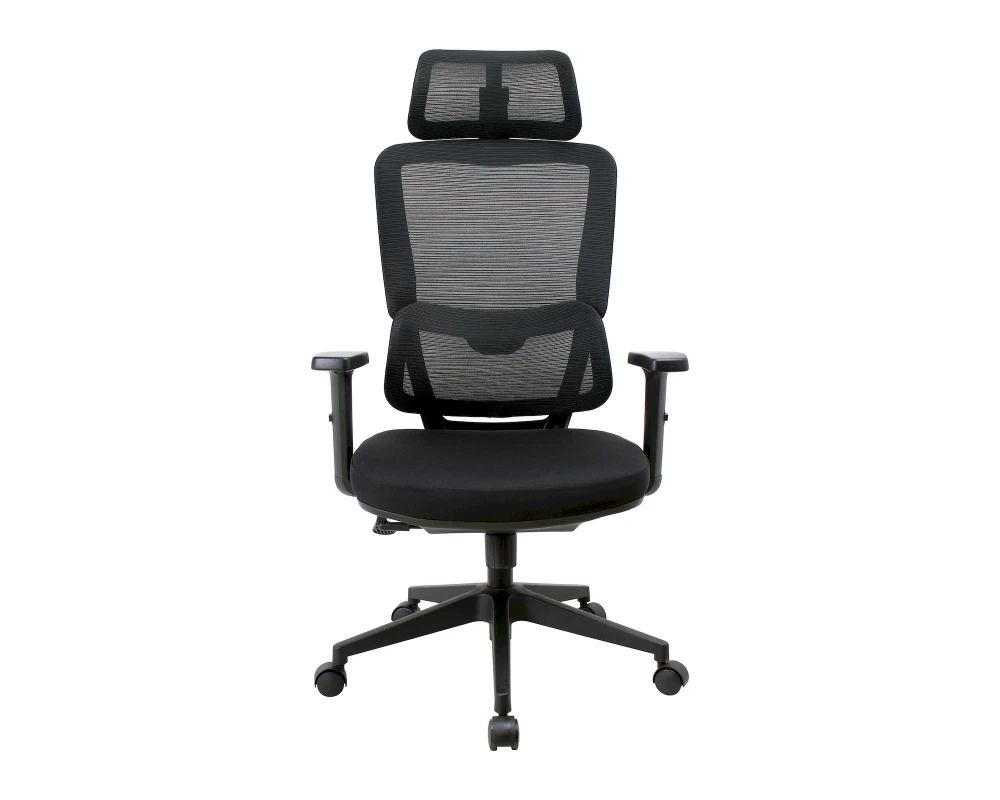 Кресло Everprof Форк / Work Сетка, Черный