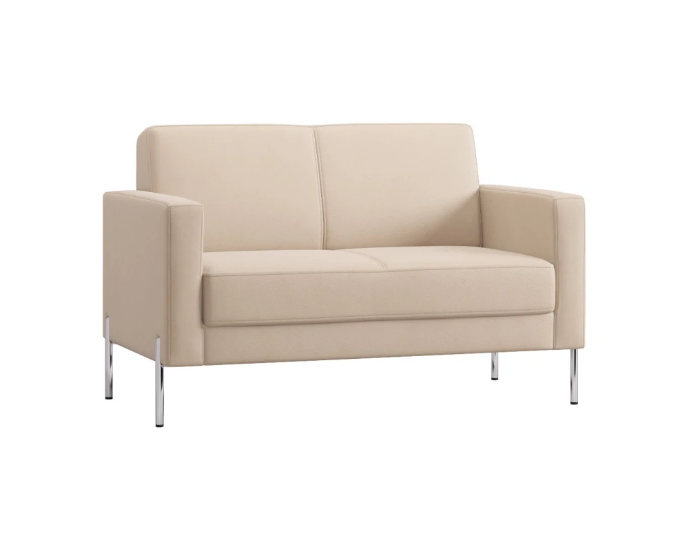 Диван Everprof Декстер / Dexter (ep) двухместный Экокожа, Бежевый