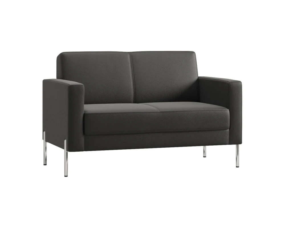 Диван Everprof Декстер / Dexter (ep) двухместный Экокожа, Черный