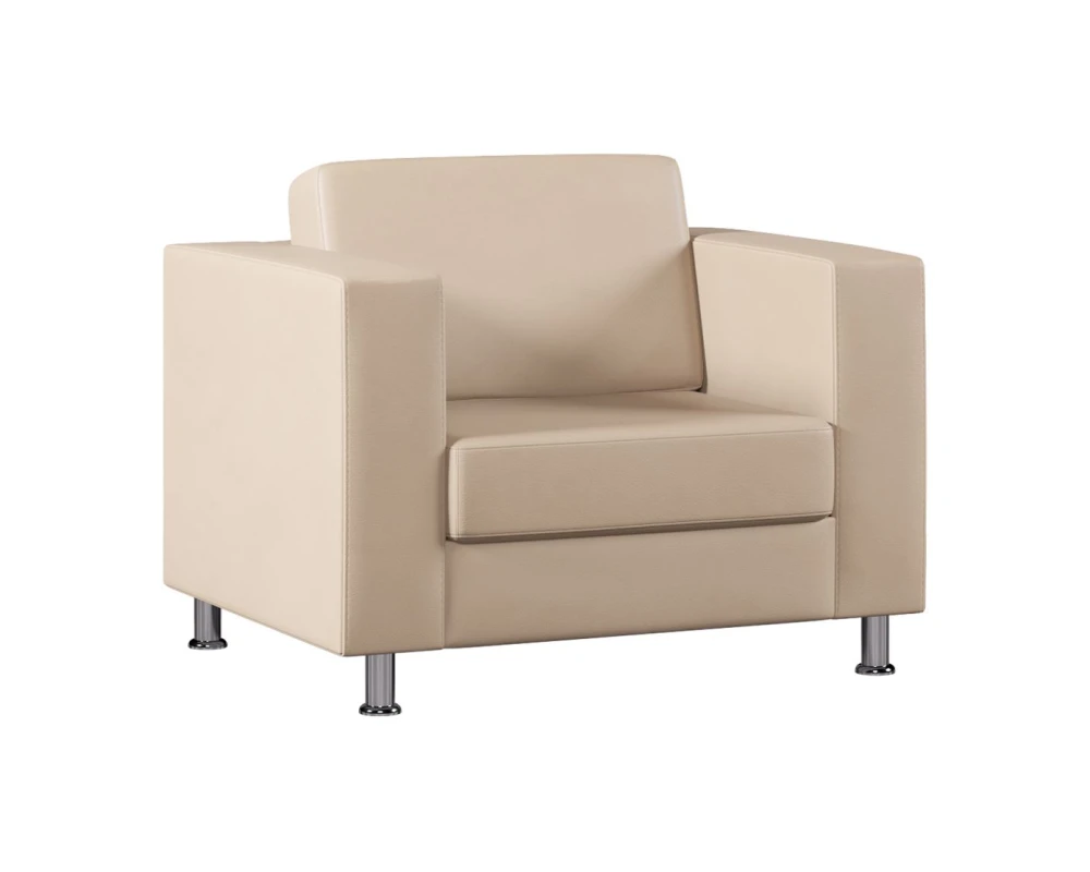 Кресло Everprof Феликс / Felix XL Экокожа, Бежевый