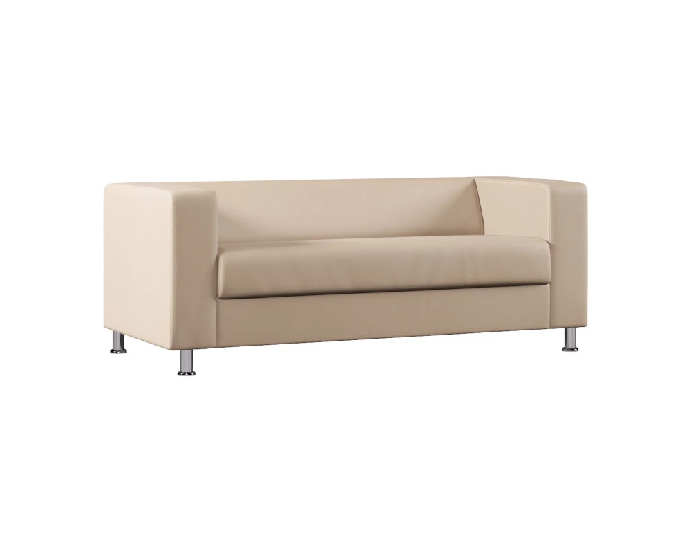 Диван Everprof Вилсон / Wilson трехместный Экокожа, Бежевый