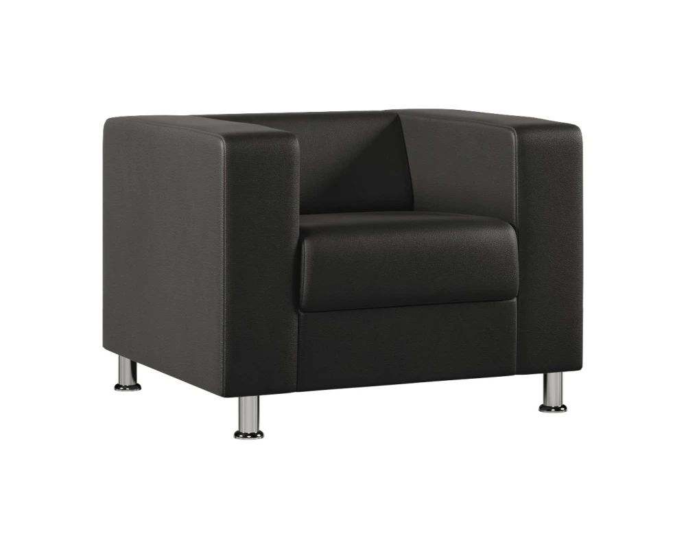 Кресло Everprof Вилсон / Wilson Экокожа, Черный