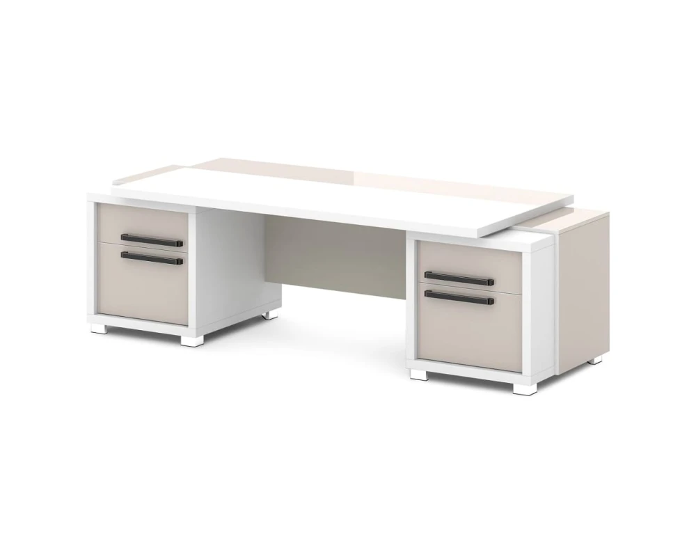 Стол с двумя тумбами 2470х1000х750 Грейс / Grace