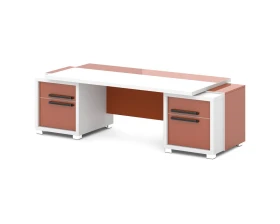 Стол с двумя тумбами 2470х1000х750 Грейс / Grace images