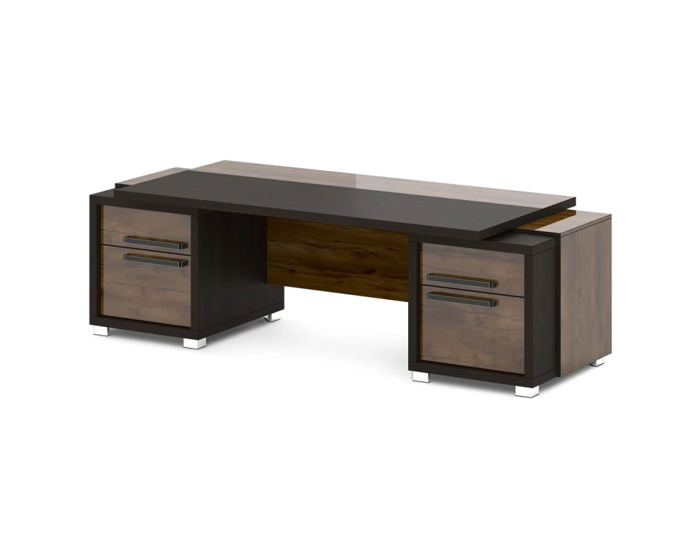 Стол с двумя тумбами 2470х1000х750 Грейс / Grace