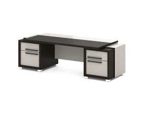 Стол с двумя тумбами 2470х1000х750 Грейс / Grace images