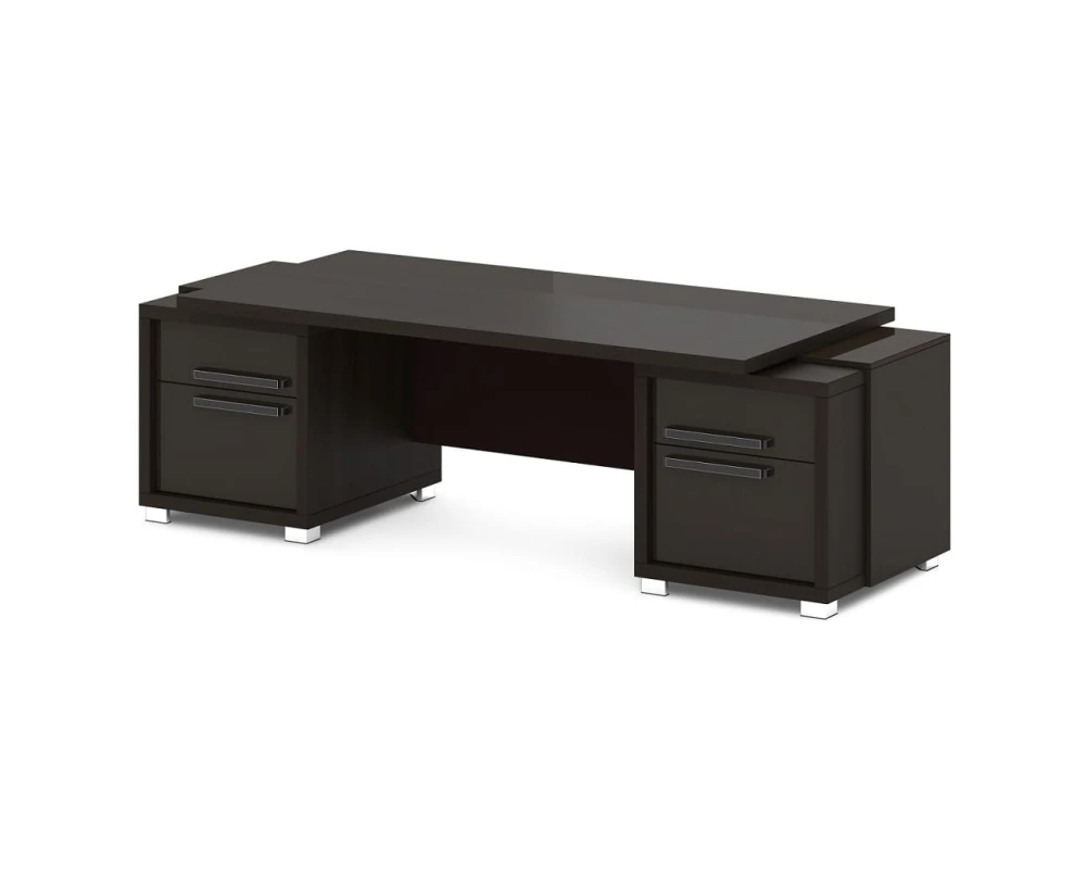 Стол с двумя тумбами 2470х1000х750 Грейс / Grace