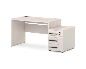 Стол с опорной тумбой 1618х700х750 Лавана / Lavana images