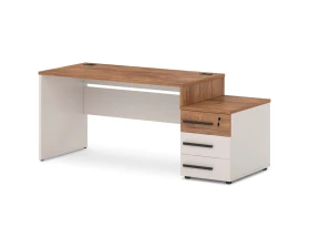 Стол с опорной тумбой 1818х700х750 Лавана / Lavana images