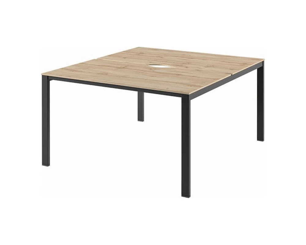 Стол-тандем на 2 рабочих места с установкой фронтального экрана N-41 Саньяна