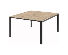 Стол-тандем на 2 рабочих места с установкой фронтального экрана N-41 Саньяна images