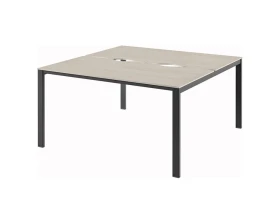 Стол-тандем на 2 рабочих места с установкой фронтального экрана N-42 Саньяна images