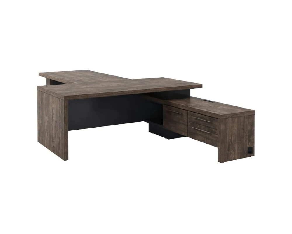 Стол руководителя с опорной тумбой T-920пр.1000 Торстон