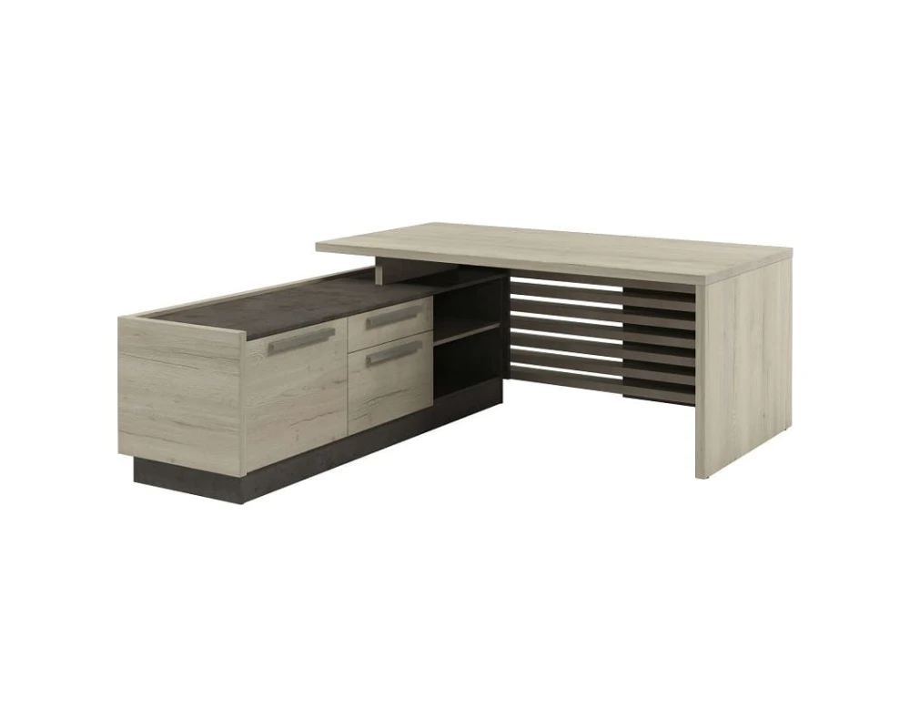 Стол руководителя с опорной тумбой Z-218л.0000* Вестар / Vestar