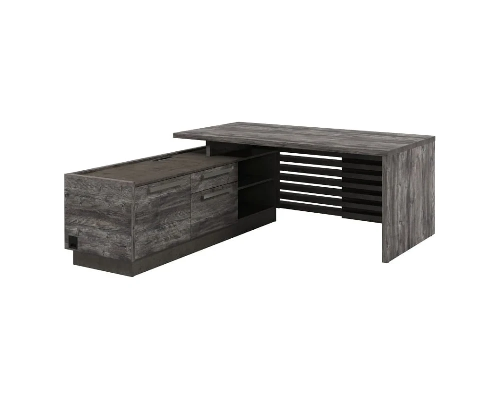 Стол руководителя с опорной тумбой Z-218л.1000* Вестар / Vestar