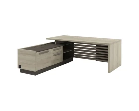 Стол руководителя с опорной тумбой Z-220л.1000 Вестар / Vestar images