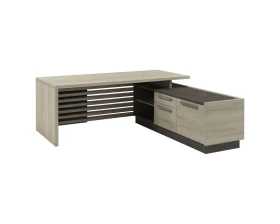 Стол руководителя с опорной тумбой Z-220пр.0000 Вестар / Vestar images