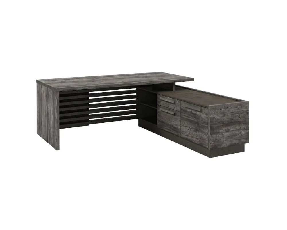 Стол руководителя с опорной тумбой Z-220пр.0000 Вестар / Vestar