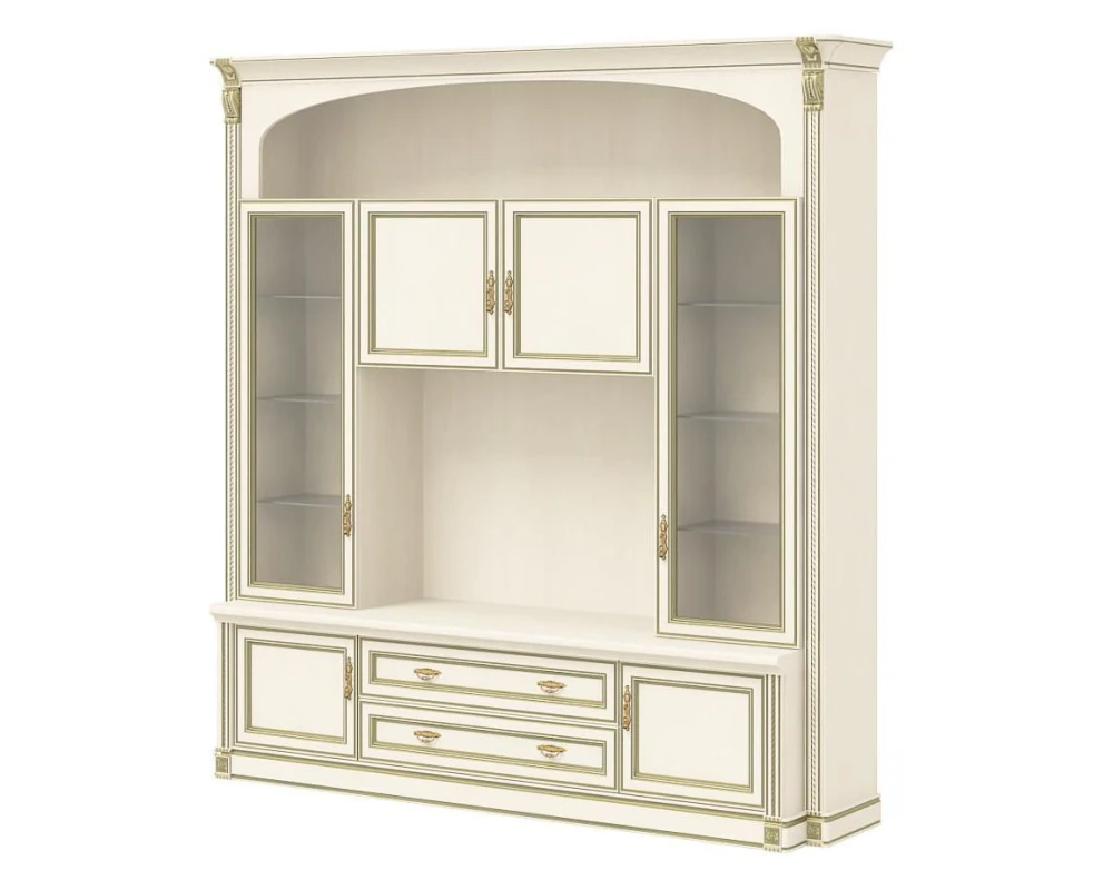 Шкаф-витрина для руководителя ПК-МР-КМШ№1-В3 Марсель