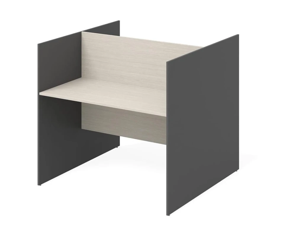 Стол офисный рабочий ПК-ТН-СТ2С120Х160ВЭР/Д-В2 Тандем