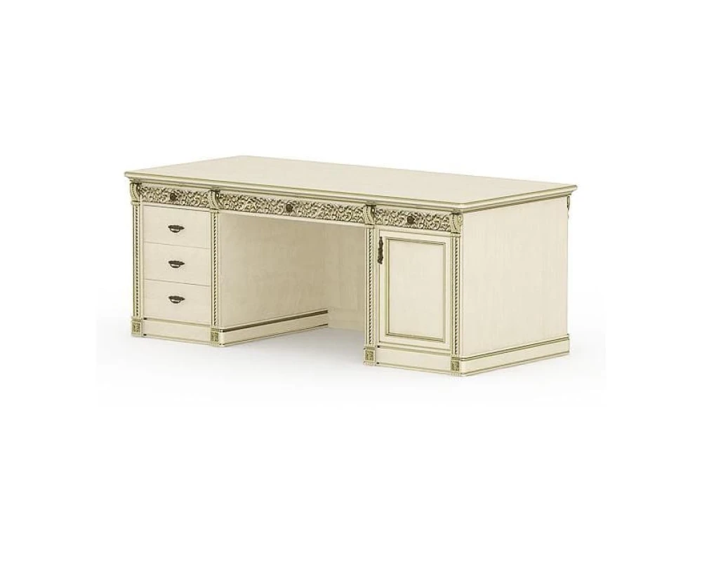 Стол руководителя двухтумбовый ПК-МР-СТР200Х90/2Т-В3 Марсель