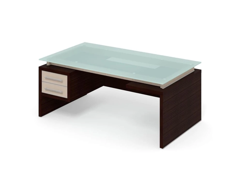 Стол руководителя ПК-ДПК-СТ200Х100СМ/ПТ-В8 Дипломат