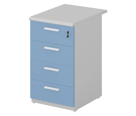 Тумба приставная (ДСП) с ящиками ПК-ТФ-ТМП43Х60Д/П-В4 Технофорвард