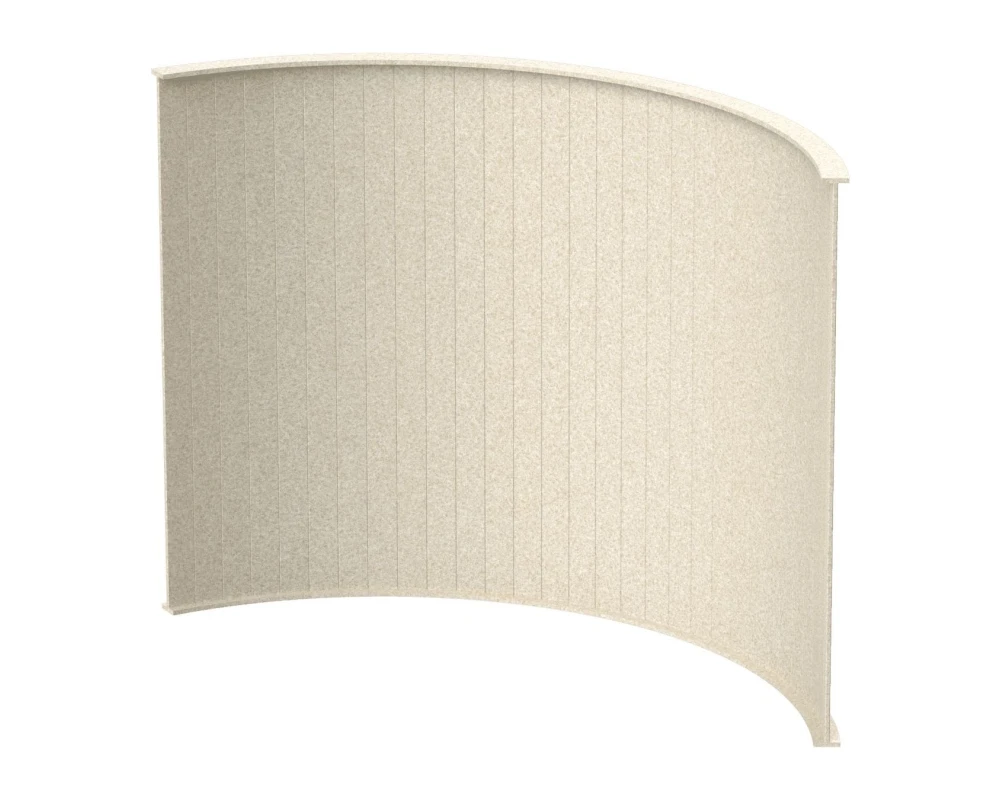 Перегородка радиальная 120° 192х59х140 Forest Office Лебединый пух