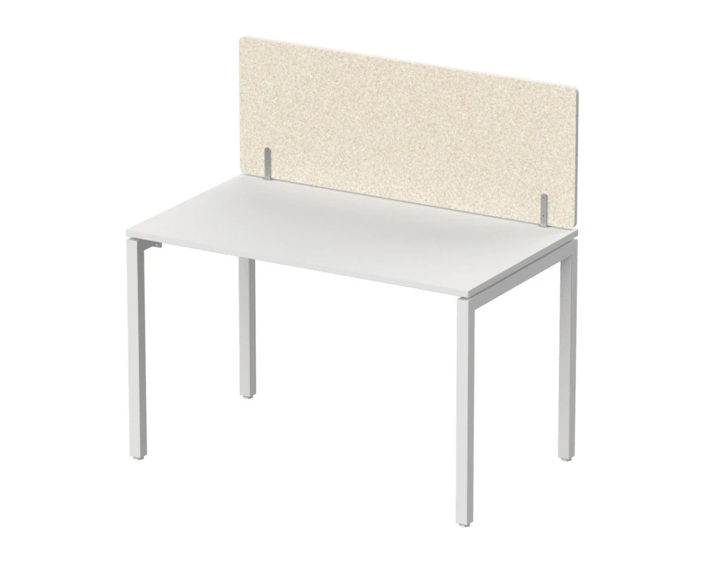 Экран фронтальный / боковой, без декора, без фурнитуры 60х1,2х50 Forest Office Лебединый пух