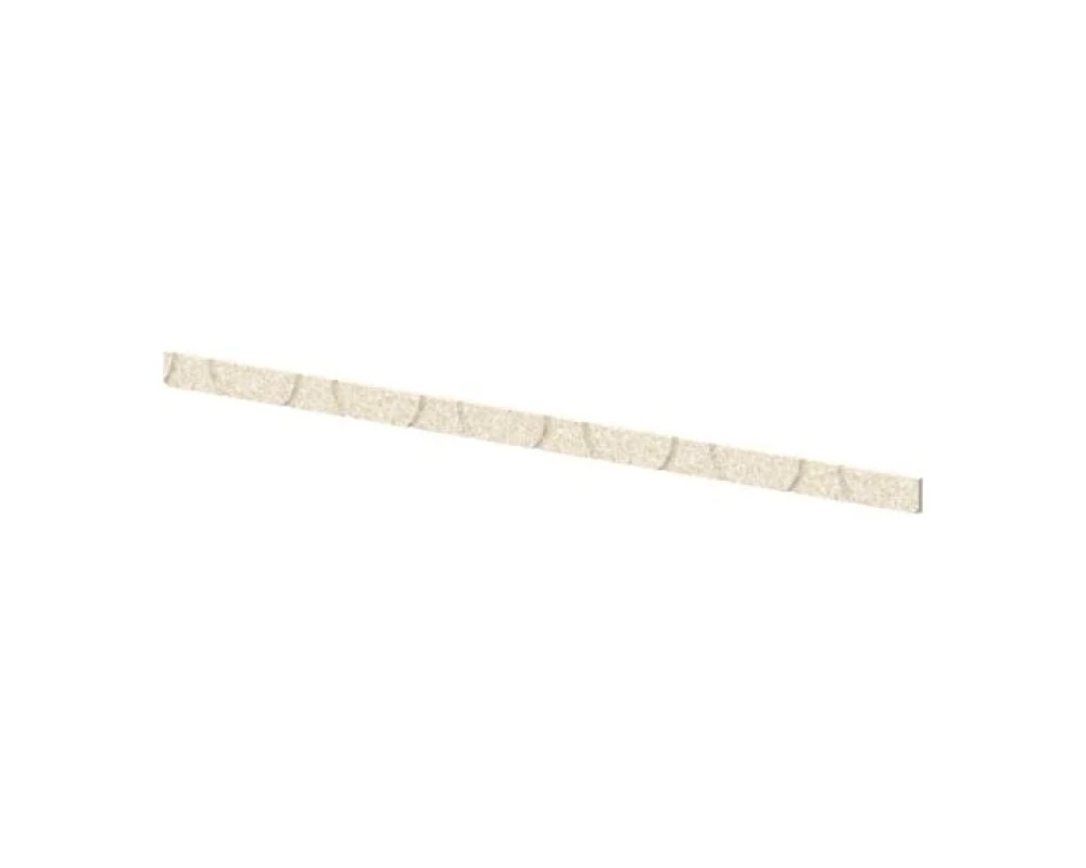 Отбойник для стеновой панели с рустом "Волны" 120х1,2х40 Forest Office Лебединый пух