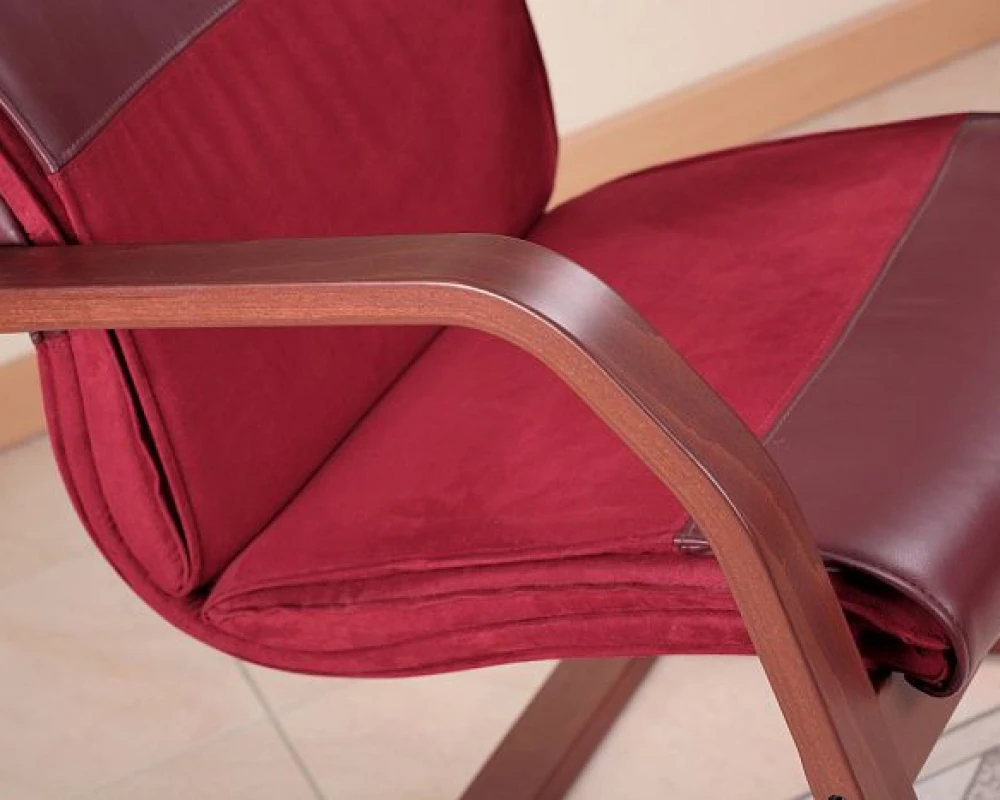 Кресло ЛОНДОН В, комб, дерево